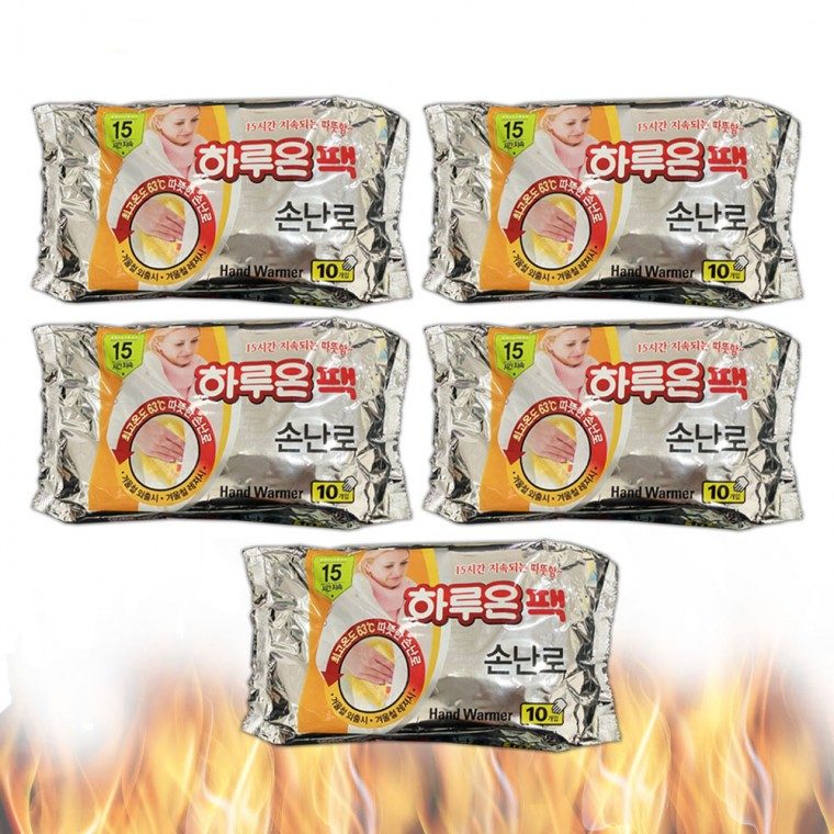 하루온팩 손난로 50매 손핫팩 대표 이미지
