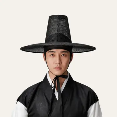 저승사자갓 데코 사극 뱀파이어 의상 한국 모자 대표 이미지