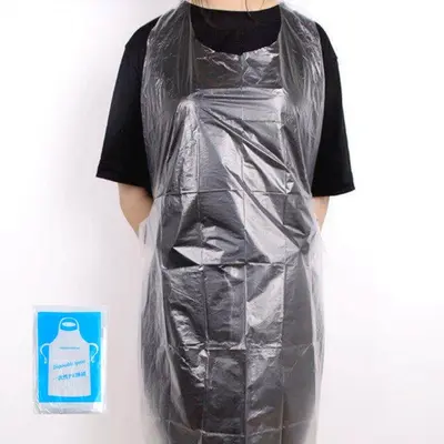 투명 미술 김장 일회용 비닐 앞치마 100P 3개 묶음 대표 이미지