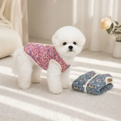 강아지 김장조끼 반려견 의류 댕댕이 조끼 티셔츠/후드 대표 이미지