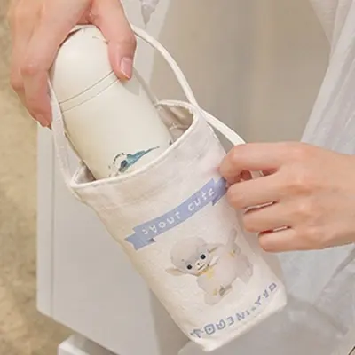 면 12수 캔버스미니백 텀블러 컵홀더백 외출 에코백 대표 이미지