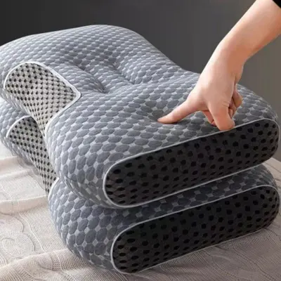 편안한 통풍 목 어깨 쿠션 베개 경추베개 대표 이미지