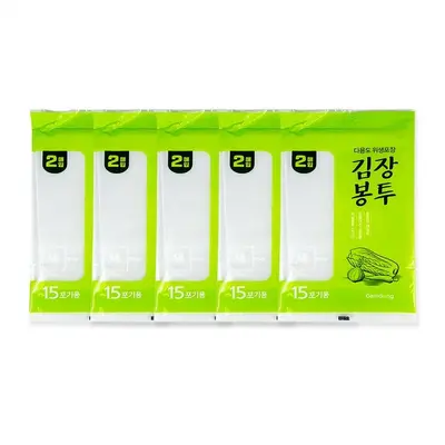 감동 김장봉투 대형2매 -5개 김장비닐 15포기용 대표 이미지