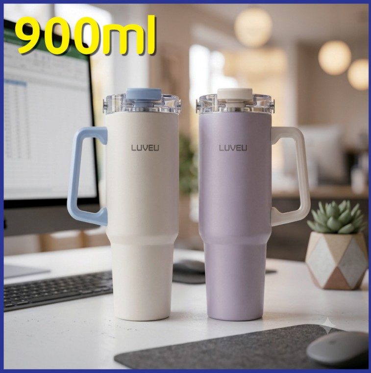 라온까사 텀블러 900ml 대용량 2가지색상 대표 이미지