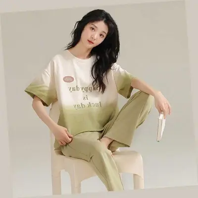여성잠옷 파자마 순면잠옷 실내복 수면잠옷 대표 이미지