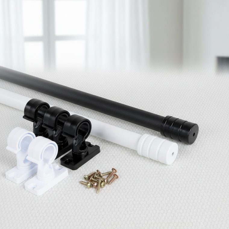 커튼레일 알루미늄 25mm 3단 커텐봉 대표 이미지