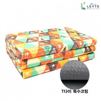 캠핑매트 벌집 3단 고밀도 240x200cm 가방포함 상세 이미지 2