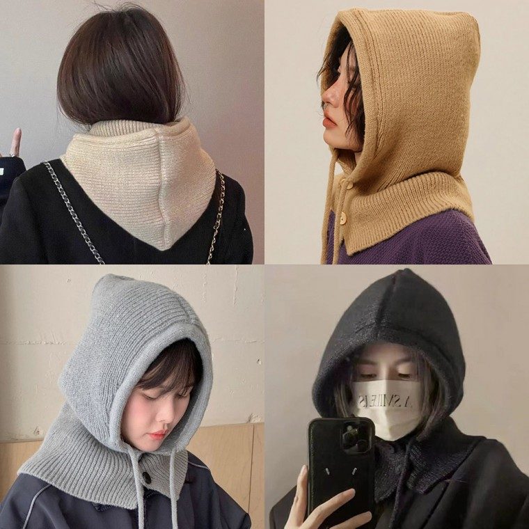 후드 바라클라바 후드넥워머 넥워머 머플러 귀마개 3개 묶음 대표 이미지