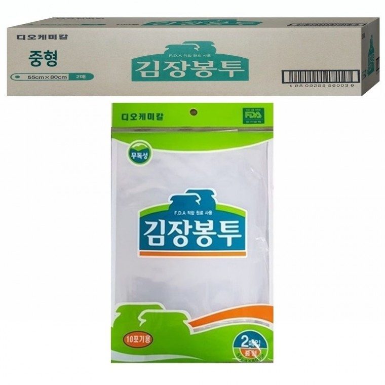 김장봉투 김장비닐봉투 포기김치저장 중 10포기 대표 이미지