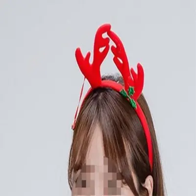 루돌프머리띠 크리스마스꾸미기 크리스마스파티 3개 묶음 대표 이미지
