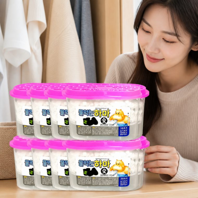 옷장 제습제 8개입 1set 습기제거제 곰팡이 대표 이미지