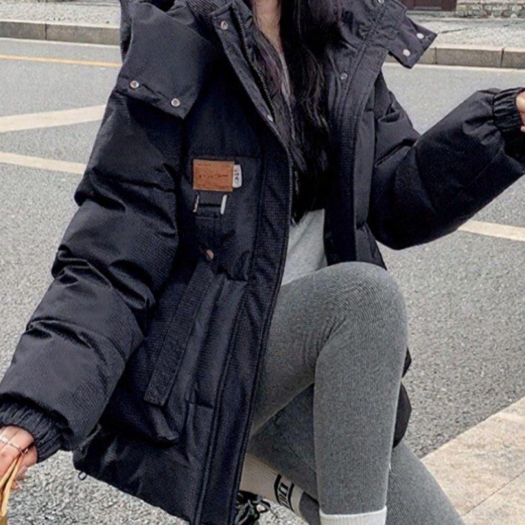 따뜻한 여자 숏패딩 경량 겨울 자켓 방한 패션 점퍼 대표 이미지