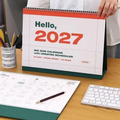 2027 대형 탁상달력 B4 사무실 달력 사무용품 대표 이미지