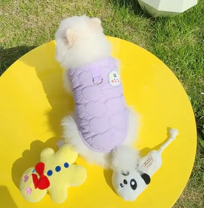 애견 퀼팅 누빔 조끼 하네스 김장조끼 베스트/조끼 대표 이미지