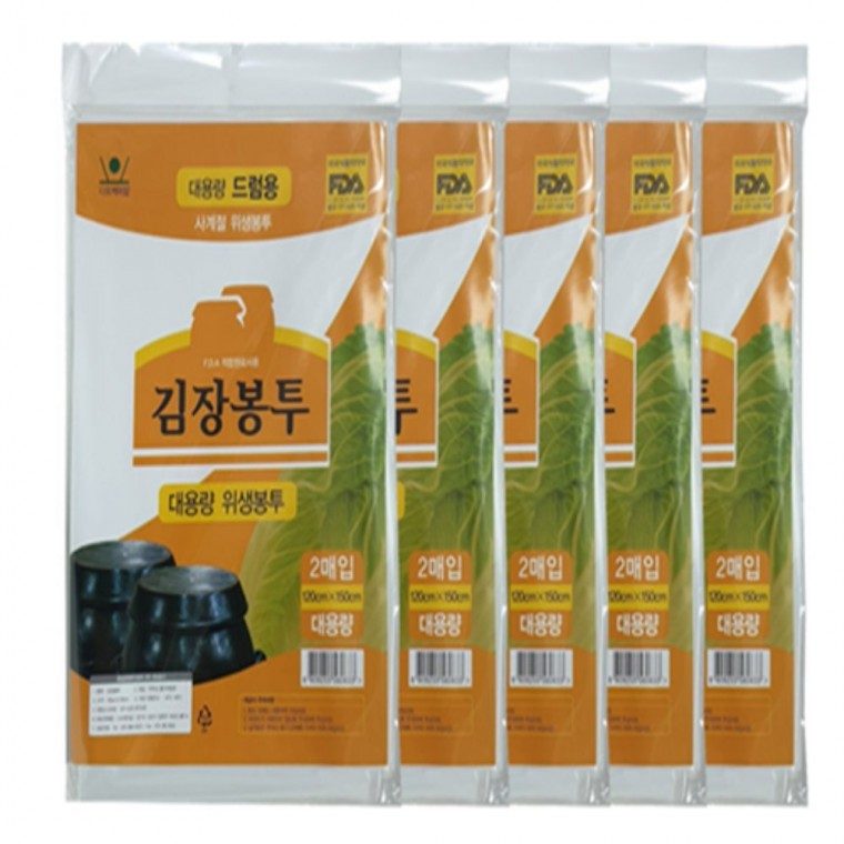 DO 드럼대용량 김장봉투 10매 김장비닐 대표 이미지