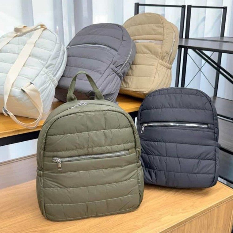 퀼팅 패딩 나일론 데일리 여성 백팩 경량백팩 대표 이미지