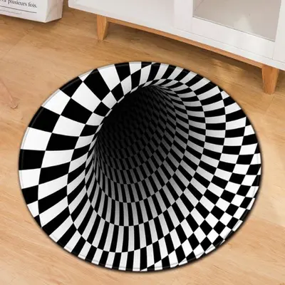 착시러그 100cm 인테리어러그 3D러그 거실카페트 대표 이미지