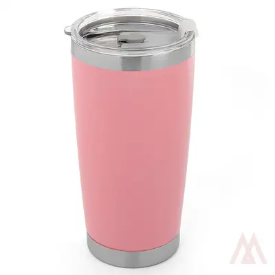 밀폐뚜껑 텀블러 550ml 핑크 다회용컵 스테인리스 대표 이미지