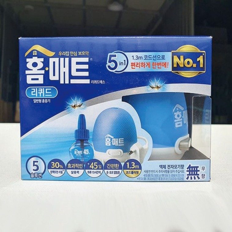 홈매트 일반형 훈증기 리퀴드 리필 45일 무향 대표 이미지