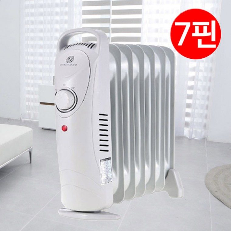 핌핀107M 7핀 미니 라디에이터 화장실 난방기 대표 이미지