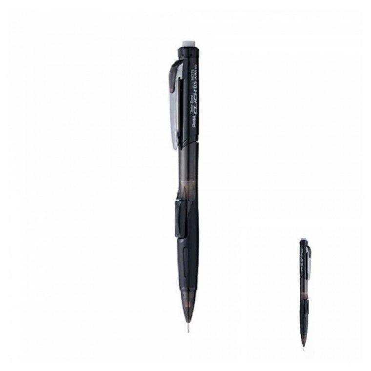 클릭샤프 흑색 0.5mm 12개입 지우개 돌림식 샤프 대표 이미지
