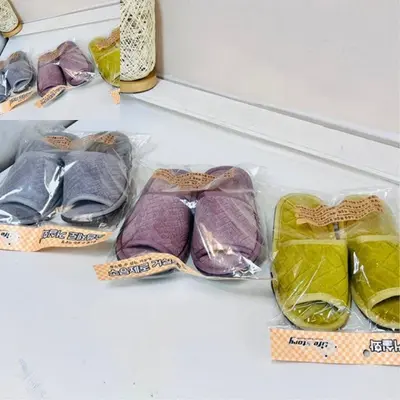 청소 거실화 270mm 색상랜덤 극세사슬리퍼 대표 이미지