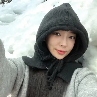 니트 후드넥워머 바라클라바 블랙 3개 묶음 대표 이미지