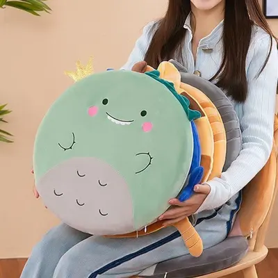 캐릭터 메모리폼 사무실 카페 두꺼운 쿠션 원형 방석 대표 이미지