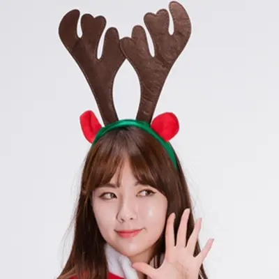 조쌤 크리스마스 머리띠 크리스마스머리띠 연말행사소품 3개 묶음 대표 이미지