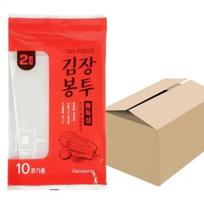 감동 김장봉투 중2매 x1박스 50개 10포기 대표 이미지