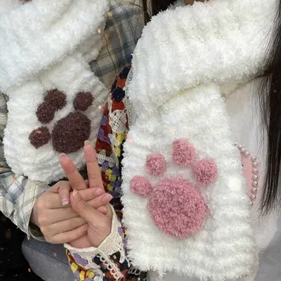 손뜨개 목도리 손뜨개키트 목도리실 뜨개질키트 대표 이미지