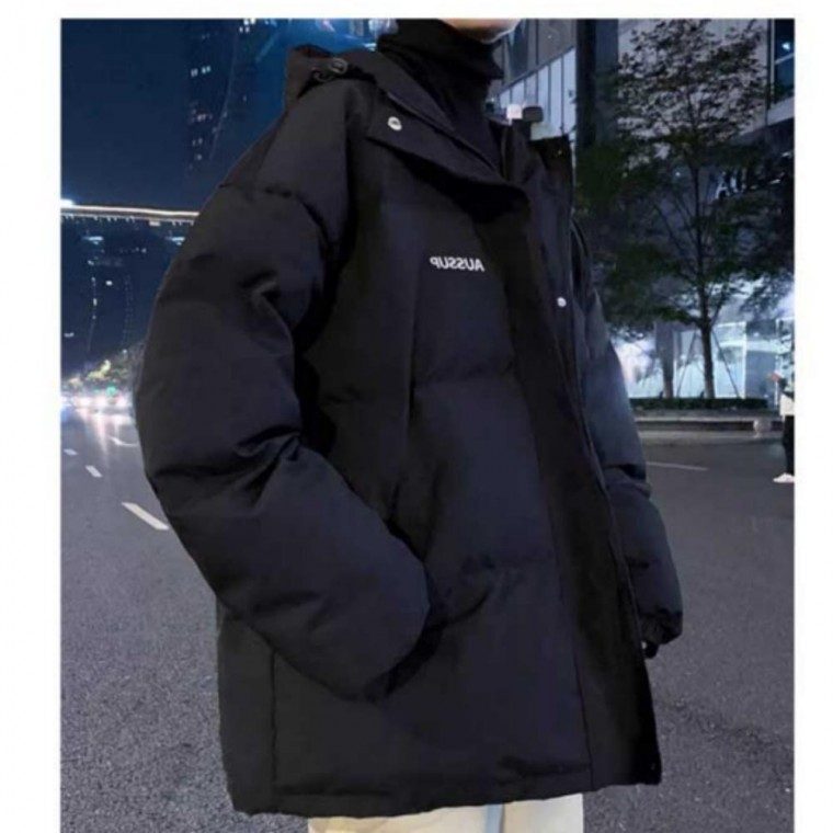 학생 겨울 숏 점퍼 코디 남자 친구 아우터 패딩 대표 이미지