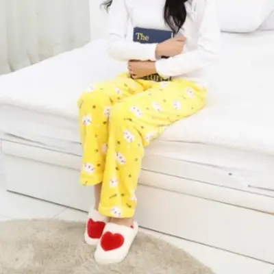 극세사 수면 바지 겨울파자마 겨울잠옷바지 대표 이미지