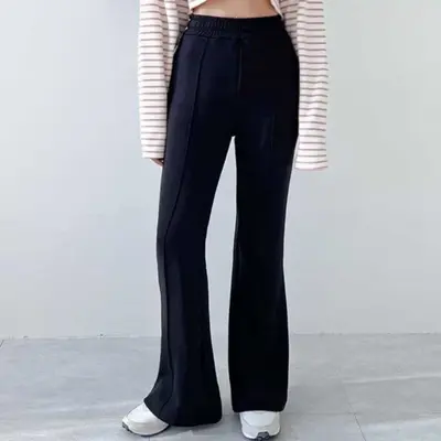 슬림 밴딩팬츠 부츠컷레깅스 기모부츠컷팬츠 바지 대표 이미지