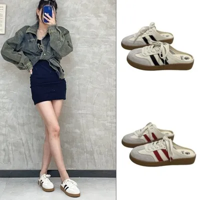 255까지 가능한 두줄라인 스니커즈 뮬 슬리퍼 대표 이미지
