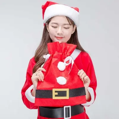 산타 벨트 선물자루 크리스마스코스프레 크리스마스모자 대표 이미지