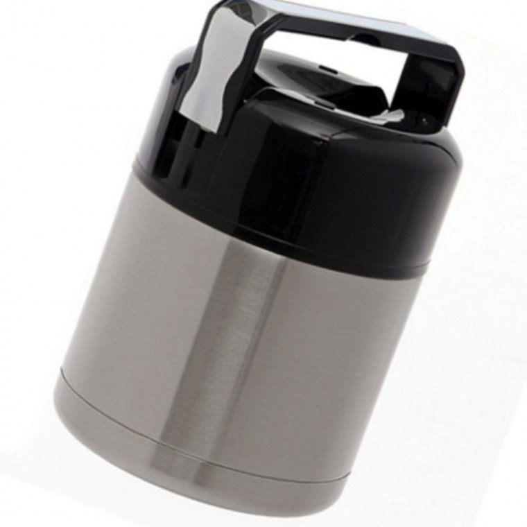 보온죽통800ml 실버 수능도시락 보온이유식통 대표 이미지