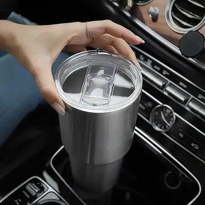 캠핑 대용량 이중단열 스텐실버 드라이버텀블러 대표 이미지