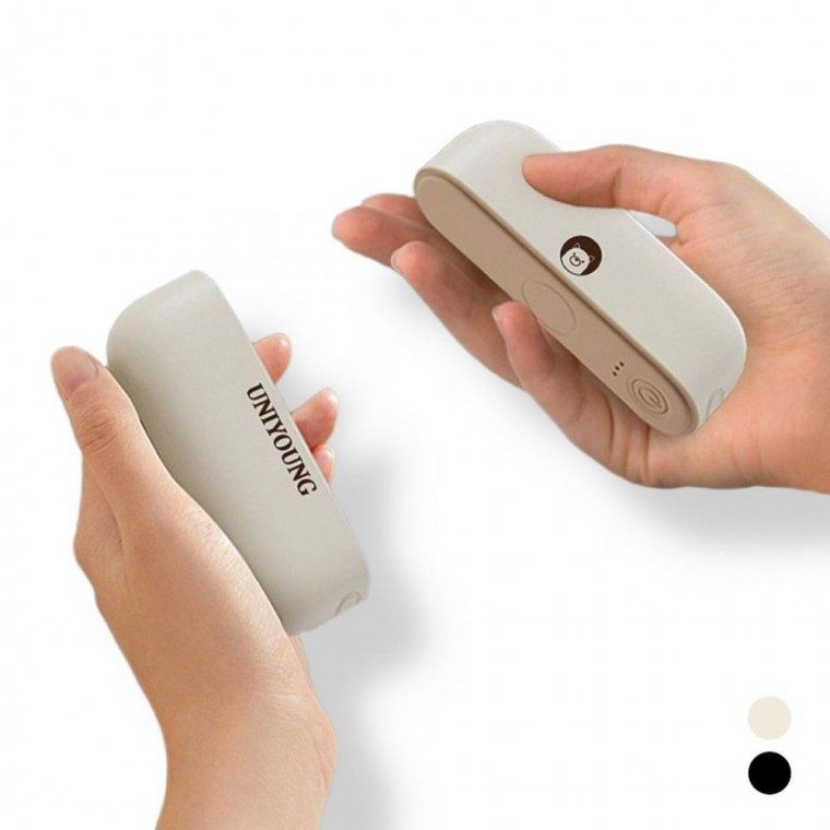 듀얼 손난로 충전식 휴대용 USB 전자 핫팩 대표 이미지