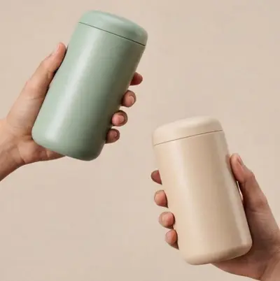보온 보냉 미니 물병 캡슐형 물통 텀블러 400ml 대표 이미지