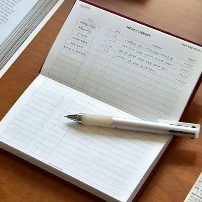 양장형 지출관리 핸디 가계부 1P 절약 계획표 대표 이미지