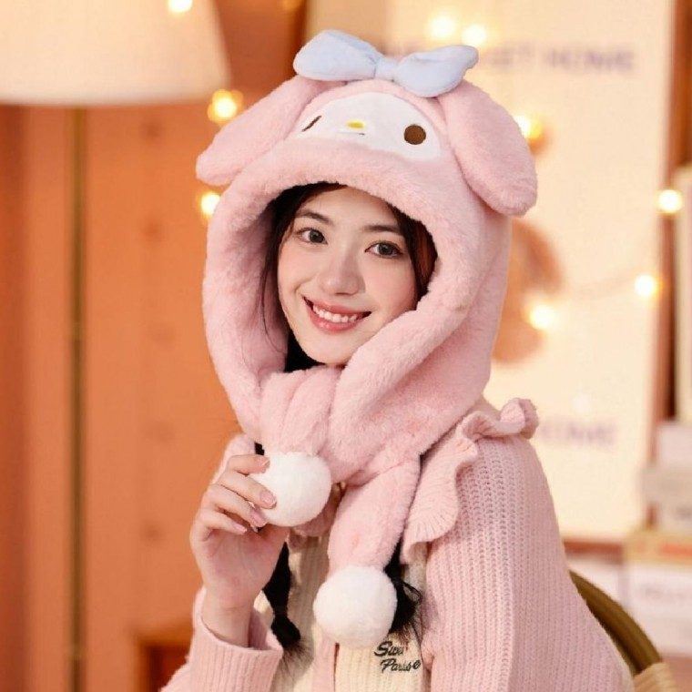 캐릭터 보온모자 겨울모자 니트비니모자 캐릭터비니 대표 이미지