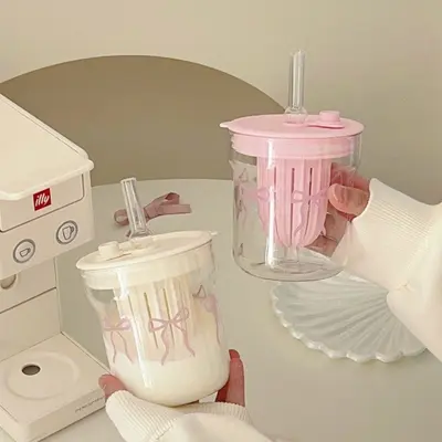 핑크리본 빨대 텀블러 2종 대표 이미지