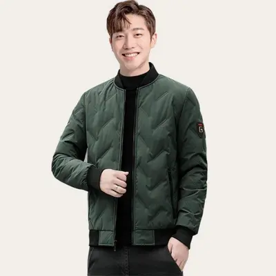 블루종 패딩 자켓 남자 퀼팅 점퍼 간절기 아우터 대표 이미지