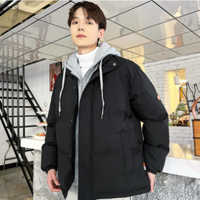 남성 페이크 후드 다운 경량 패딩 점퍼 대표 이미지