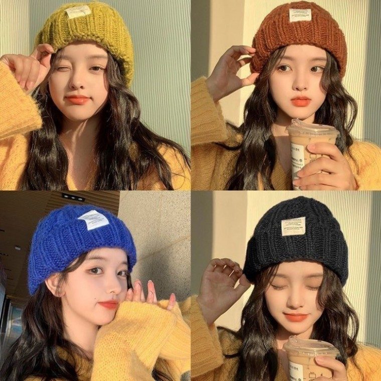 비니 꽈배기 니트 겨울 모자 10색 3개 묶음 대표 이미지