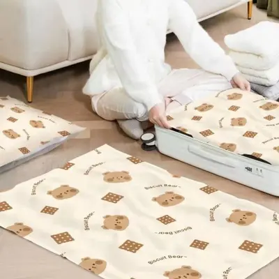 수납 압축 비닐팩 5p 패딩 겨울옷 이불 보관 빨래바구니 대표 이미지