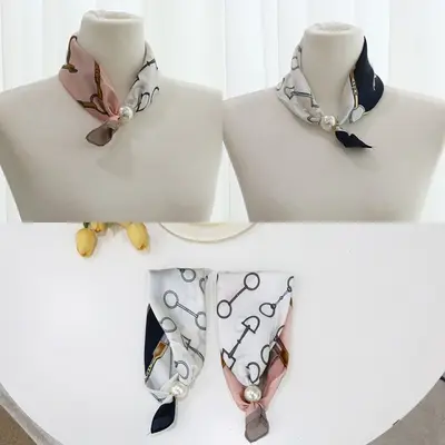 로얄링 진주 자석 스카프 머플러 목도리 가을 간절기 3개 묶음 대표 이미지