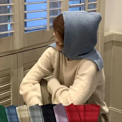 차차 트임 니트 바라클라바 7color 겨울 대표 이미지