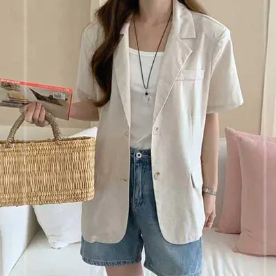 넨블자켓 faux 여성 테일러드 패딩 자켓 재킷 대표 이미지